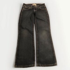 Wrangler Q-Baby Girls Cowgirl Cut Horse Riding Jeans - 7 Regular